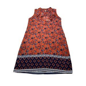 Xhilaration Paisley Dress w/ Neck tie Size S
